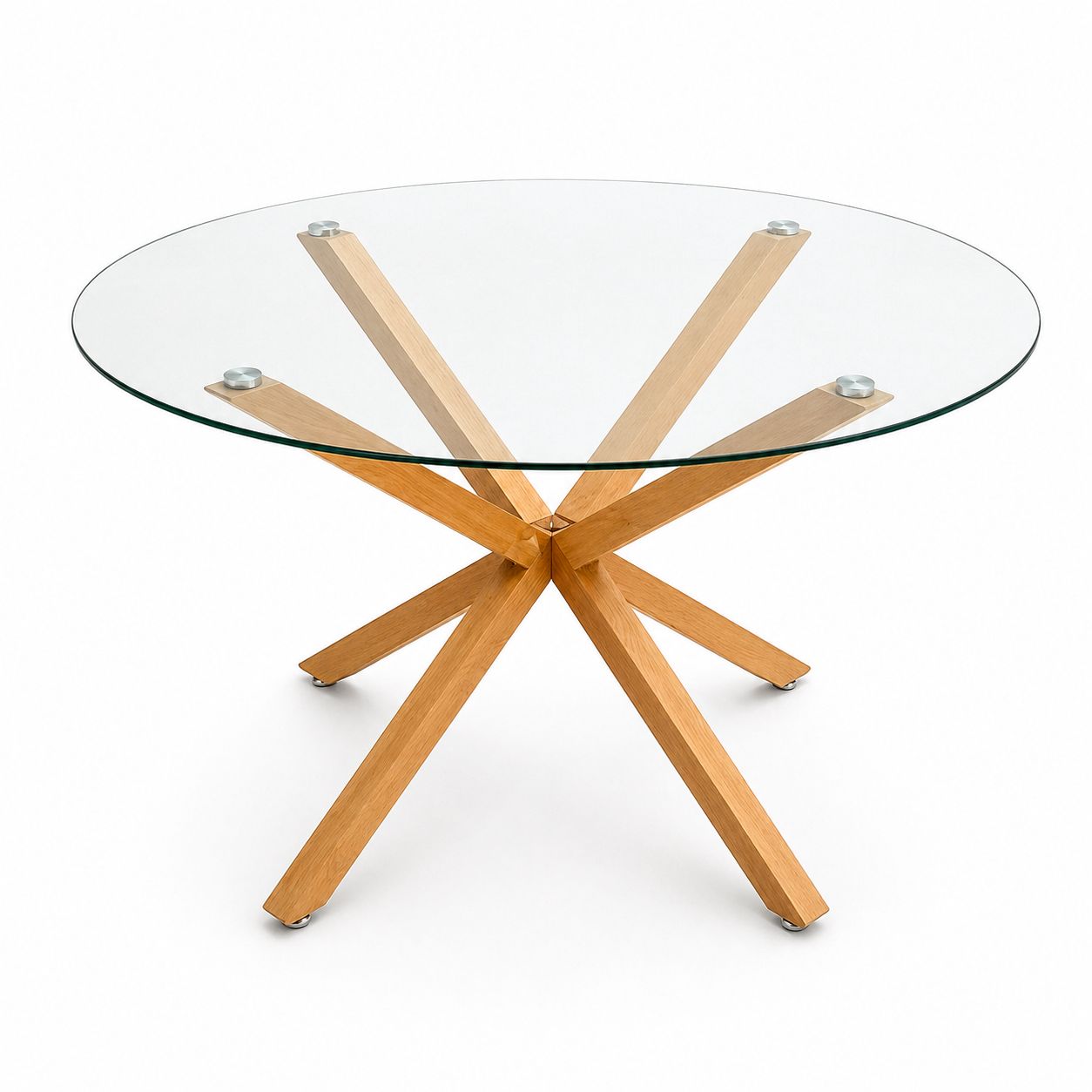 Mesa Vidrio Redonda X