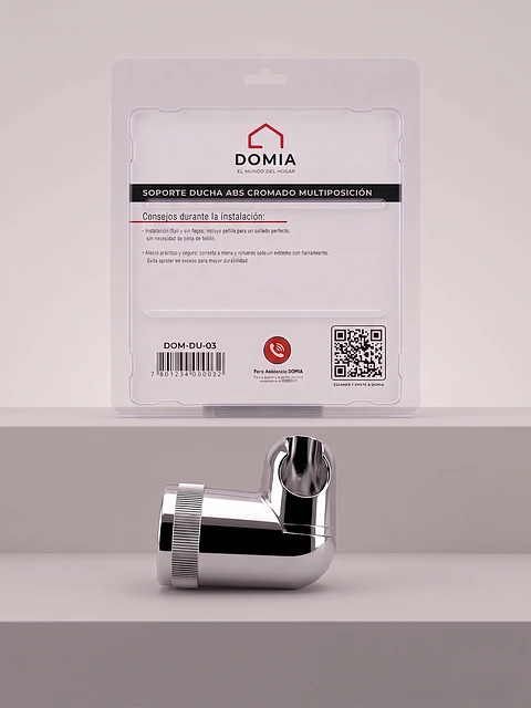Soporte de Ducha ABS Cromado