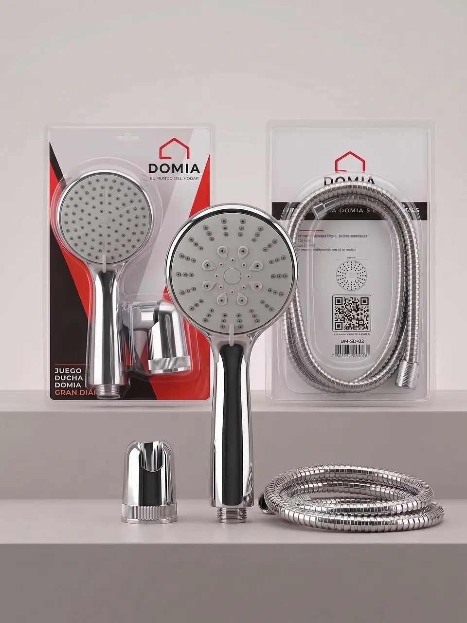 Juego Ducha Domia Gran Diámetro 1