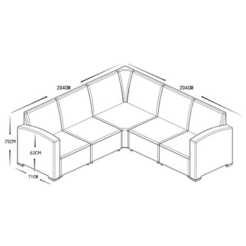 Set Muebles Terraza Roque