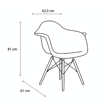 Butaca Eames Daw 