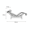 Le Corbusier LC4 Chaise Lounge