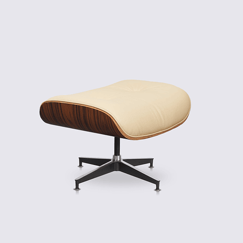 Sillón Eames + Ottoman Cuero Italiano