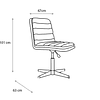 Silla Escritorio Tania Cuero