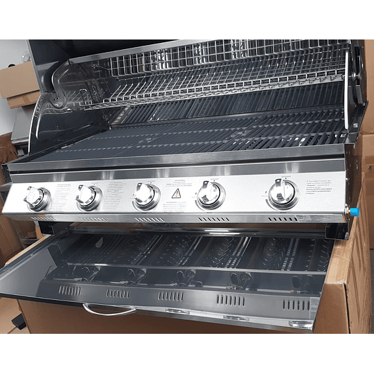 Parrilla a Gas Easyfit 5 Quemadores Top Grill