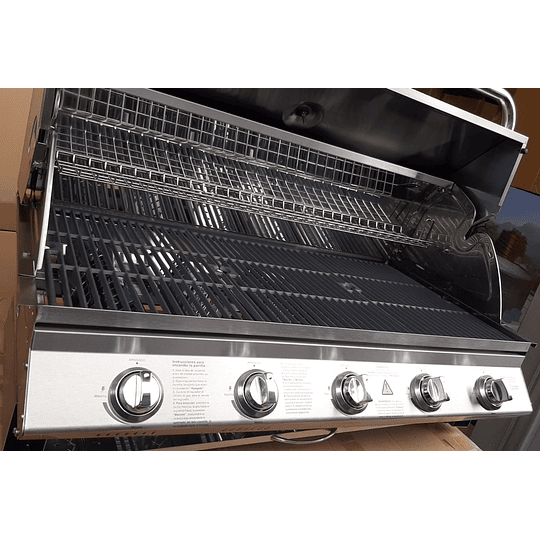 Parrilla a Gas Easyfit 5 Quemadores Top Grill