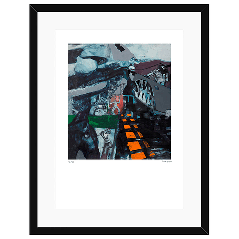 Minero - (88 x 68 cm) Artista: Bororo