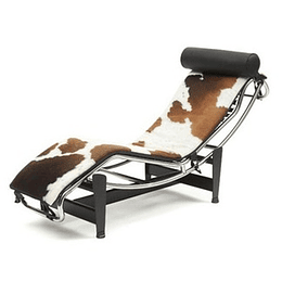 Le Corbusier LC4 Chaise Lounge Cuero Vaca
