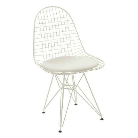 Silla Eames Wire Full White