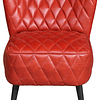 Silla Coral Cuero Rojo