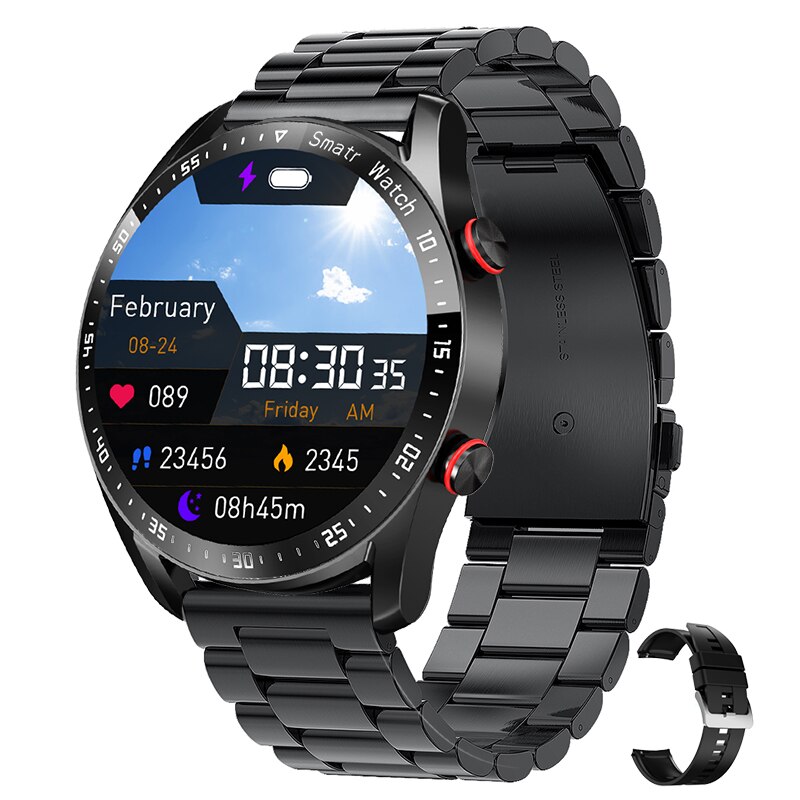ECG+PPG Bluetooth Call Smart Watch Men Laser Health Blood...