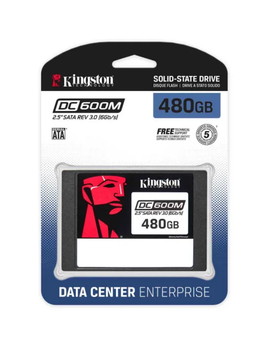 SSD 2,5 SATA III DC600M - 480GB - KINGSTON 3