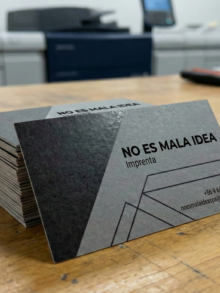 Tarjetas de Presentación, impresas 1 lado 9x5,5 1