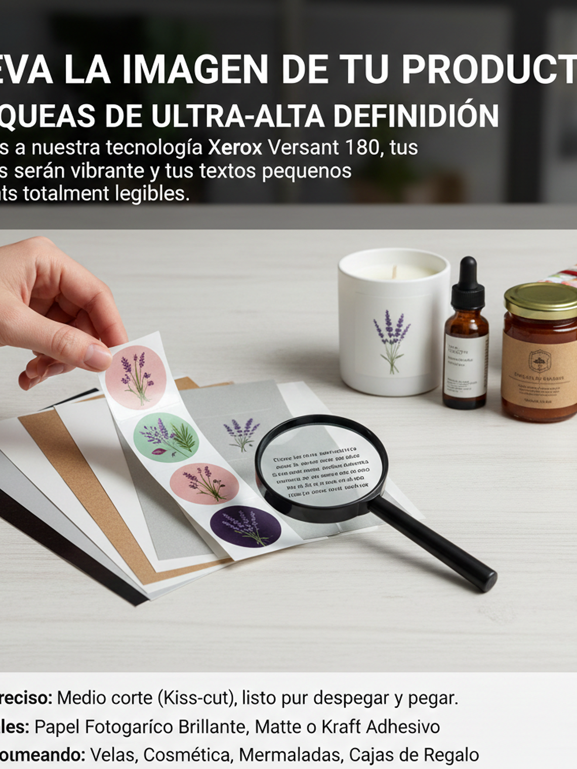 Etiquetas Adhesivas Premium en Pliego (Troqueladas) 3