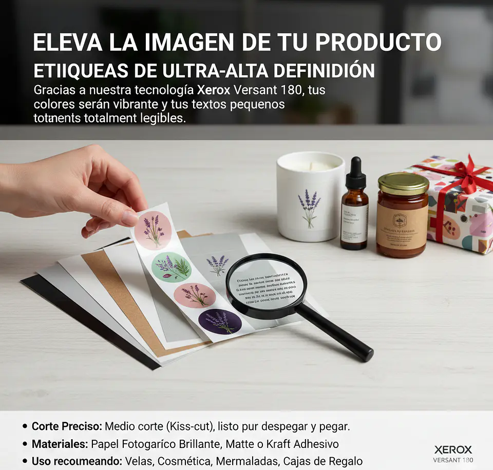 Etiquetas Adhesivas Premium en Pliego (Troqueladas) 3