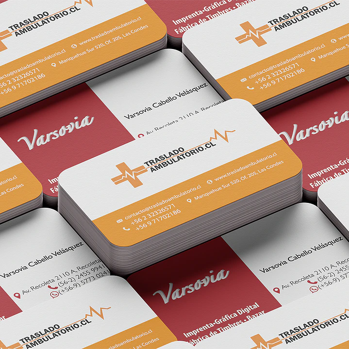 Tarjeta Presentación clásica con despunte