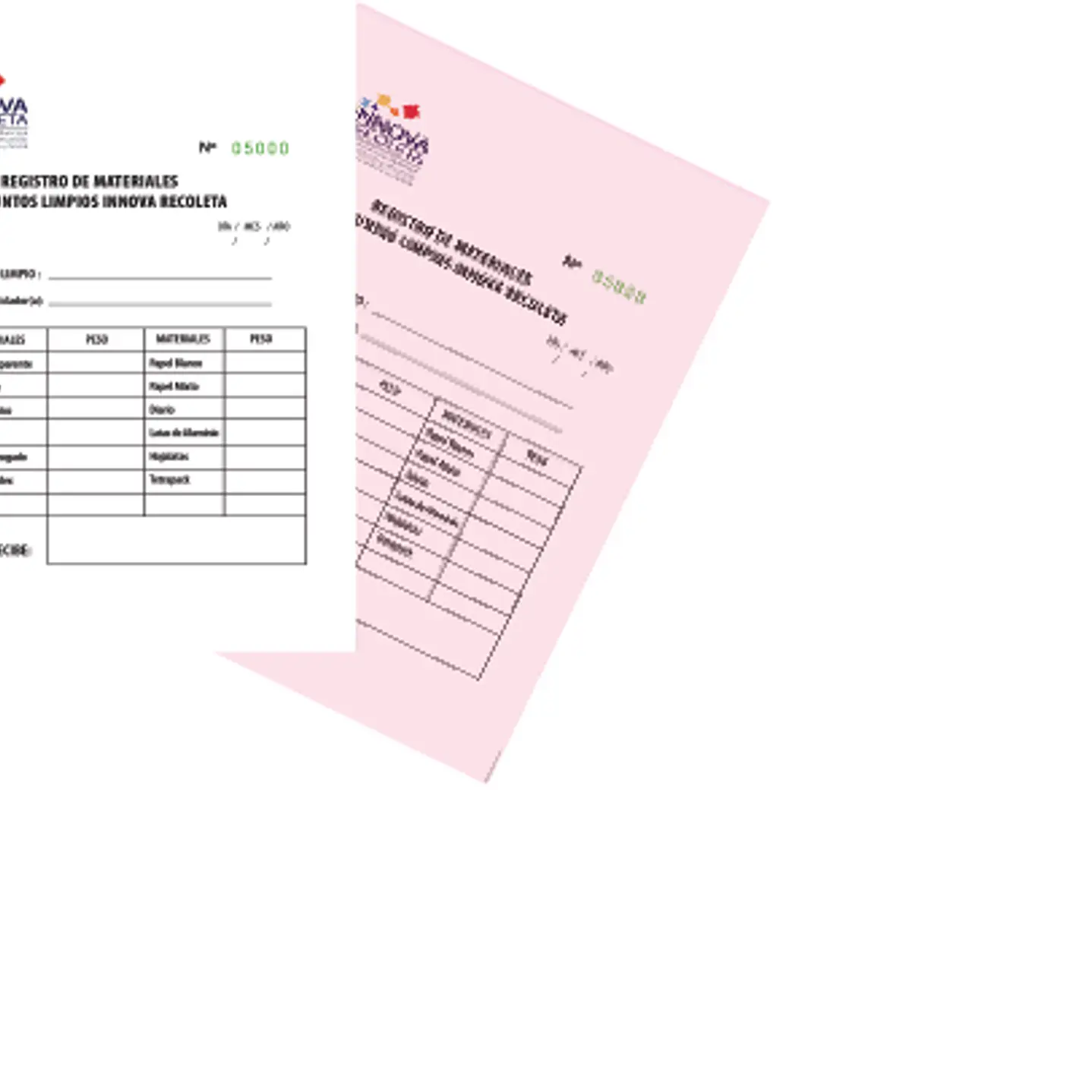 Talonario Tamaño 1/2 Carta 1