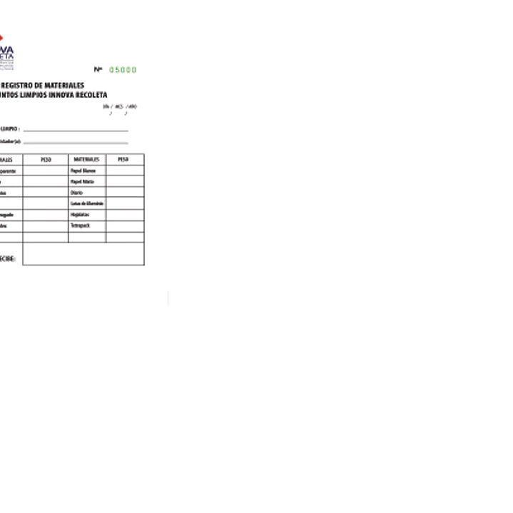 Talonario Tamaño 1/2 Carta 4