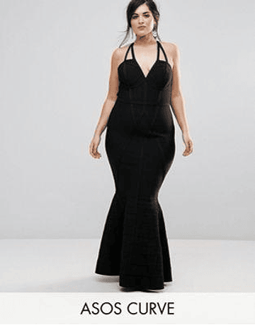 CURVE Premium Bandage High Apex Maxi Dress