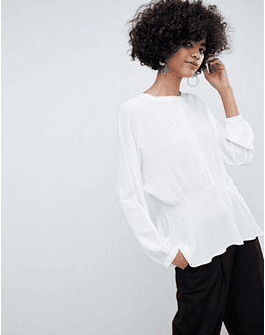 Selected Femme Peplum Blouse