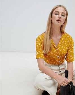 New Look Ditsy Floral Blouse
