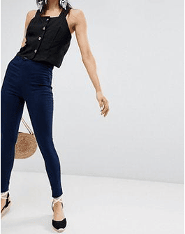 Free People Easy Goes It skinny jeans