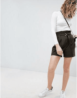 Tailored D-Ring Paper Bag Short