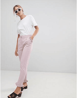 Glamorous frill detail pants