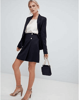 Reiss button mini skirt