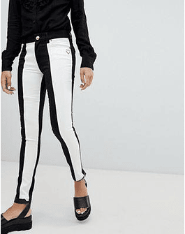 Love Moschino Monochrome Skinny Jeans
