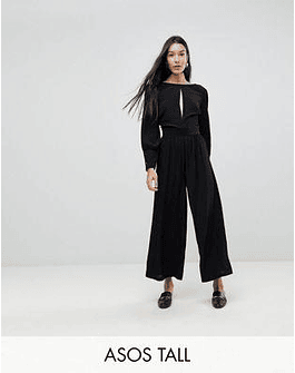 TALL 40's Tea Jumpsuit with Sleeve Detail