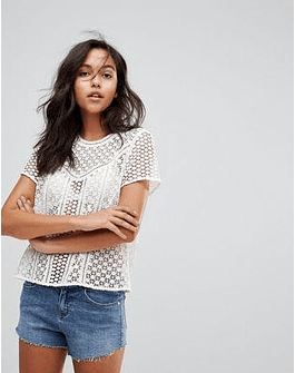 Abercrombie & Fitch Laser Cut Top
