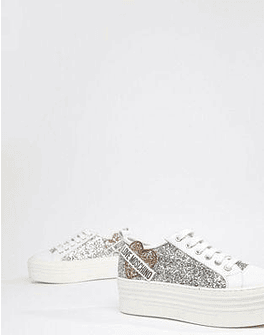 Love Moschino Glitter Flatforms