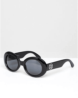 River Island 90s Oval Sunglasses