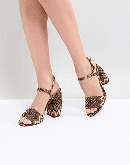 DESIGN Hamish Woven Heeled Sandals