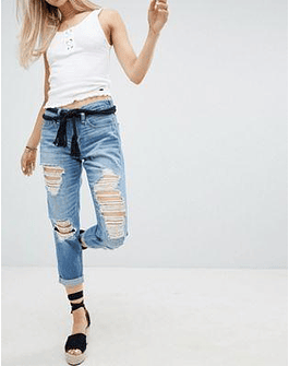 Hollister Destroyed Boyfriend Jean