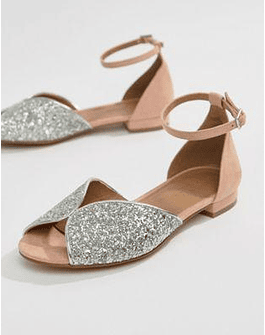 DESIGN Lozzy Peep Toe Ballets