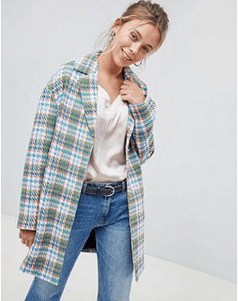 DESIGN Check Formal Coat