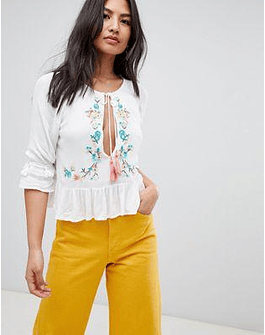 Raga Ashlynn Embroidered Blouse