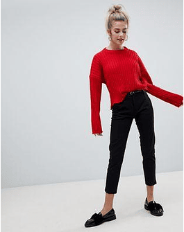 Bershka belted PANTS