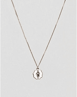 DESIGN necklace with vintage style icon pendant in gold