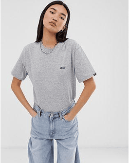 Vans Gray Small Logo T-Shirt