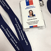 Credencial + lanyard + porta credencial acrílica