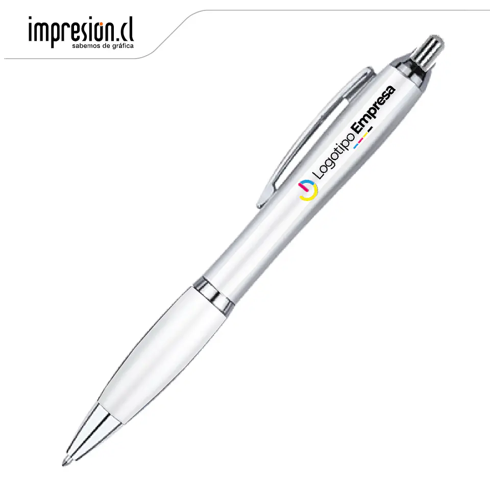 Bolígrafo plástico Wind Satin personalizado 3