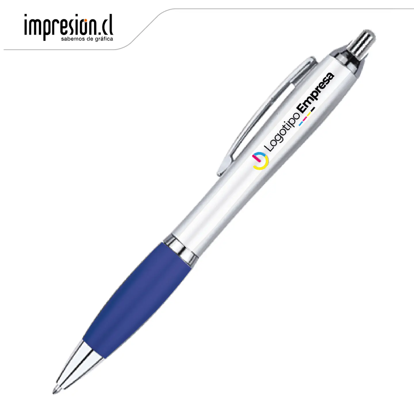 Bolígrafo plástico Wind Satin personalizado 1