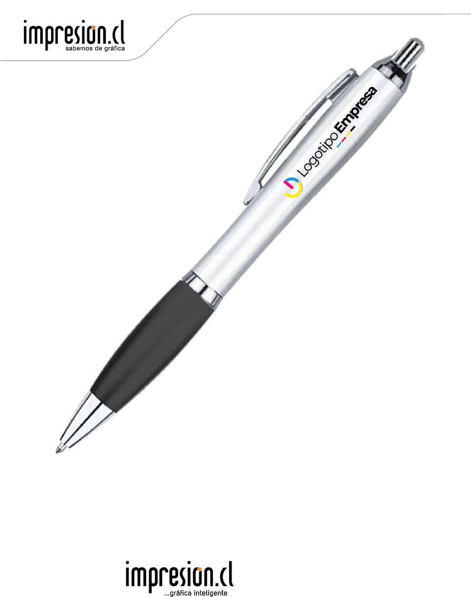 Bolígrafo plástico Wind Satin personalizado 8