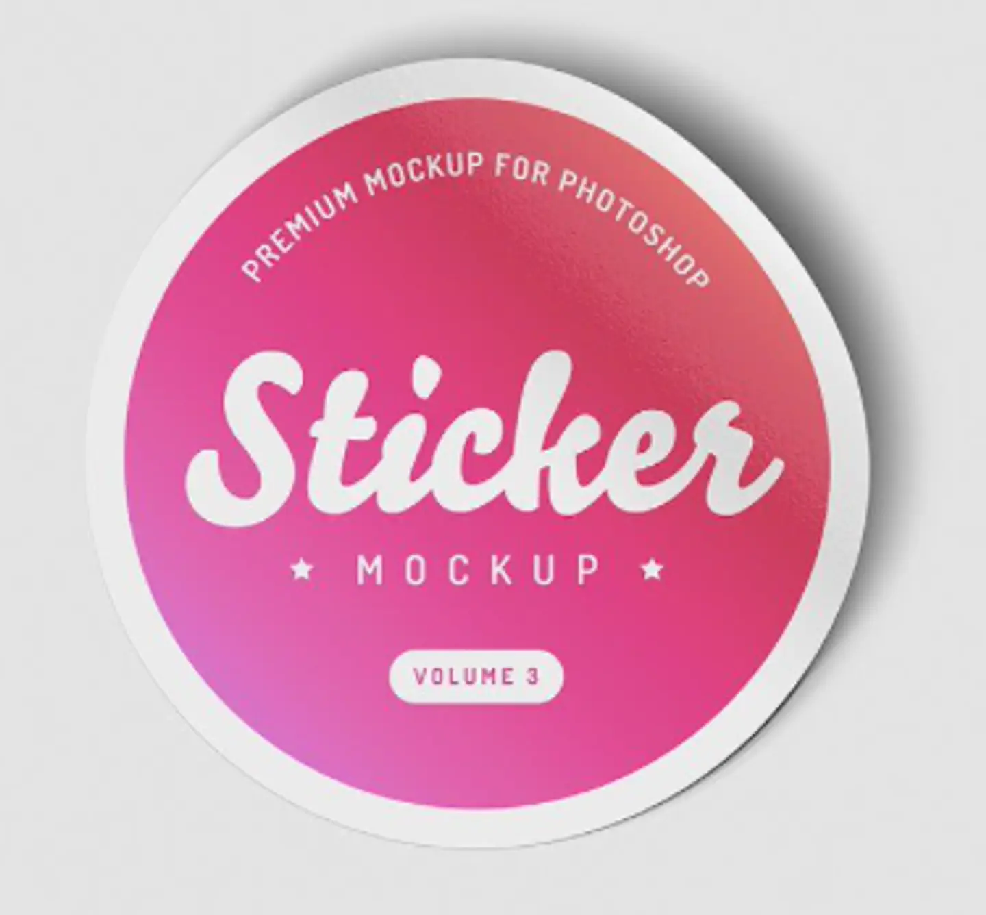 Sticker redondo 5x5 cm personalizado 2