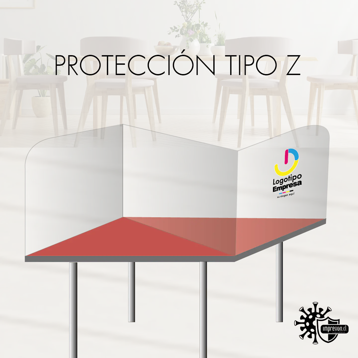 Protecciones acrílico transparente tipo 