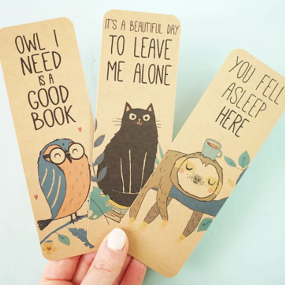 Separadores de libros personalizados 2