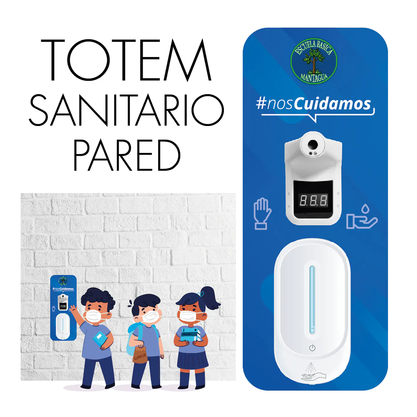 Totem Sanitario Pared 